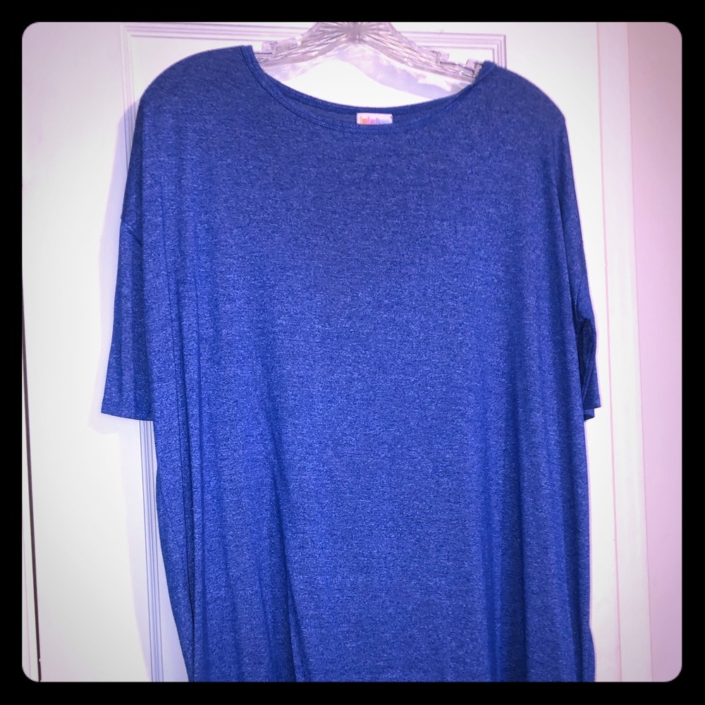 LuluRoe Irma- pretty heather blue